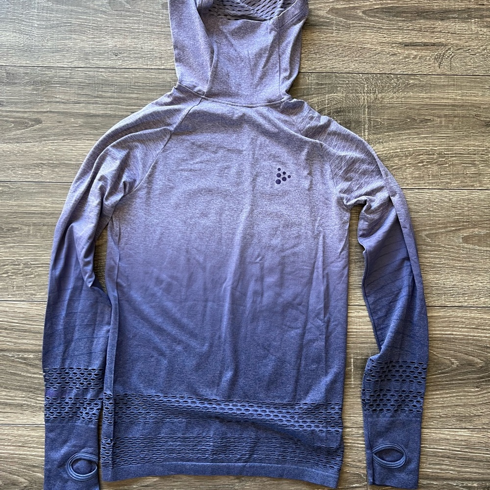 Craft Purple Long Sleeve Athletic Tee